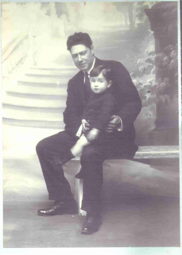 Connie y Chono de niño en 1910